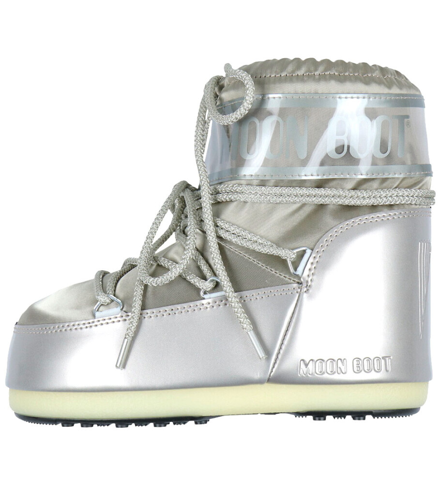 Moon Boot Vintersko Ikon med lavt blikk Platina Moon Boot 42/44 Vinterstøvler Beige Grå Metallic 42 44 - side a