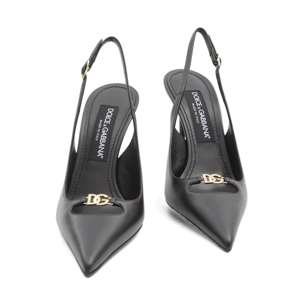 Dolce & Gabbana Dame Sko Svart 37 EU, - side a