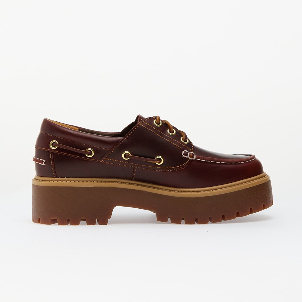 Timberland Stone Street Boat Shoe Rootbeer   Brown   38 - side b
