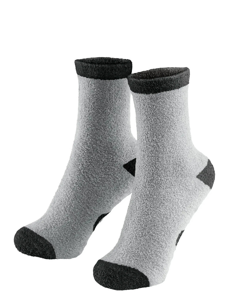 Go Travel Everyday Fluffy Sockzzz   Grey   ONE SIZE - main photo