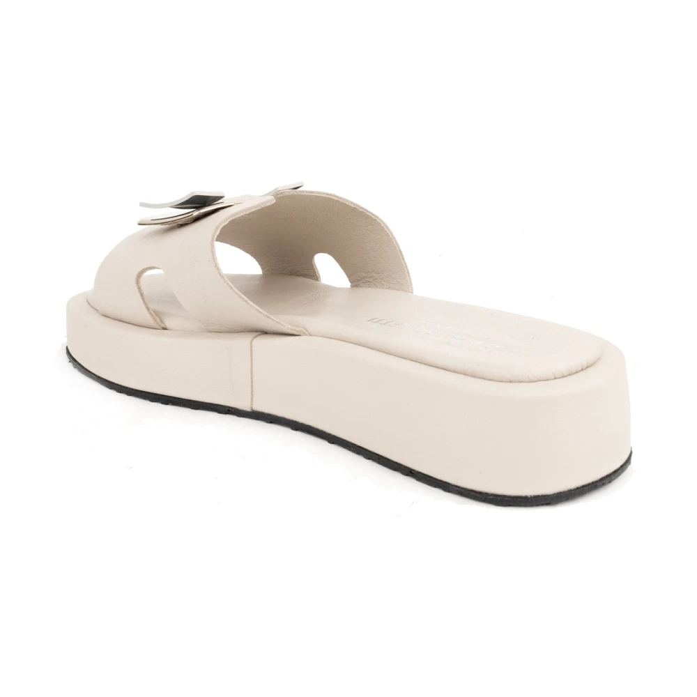 Sergio Moretti Dame Sko Beige 38 EU, - side a