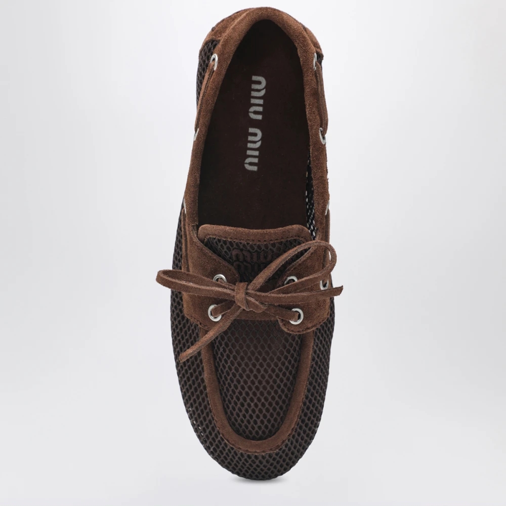 Miu Miu Dame Sko Brun 37 EU, - side b