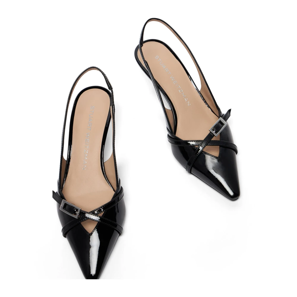 Stuart Weitzman Dame Sko Svart 40 EU, - side b