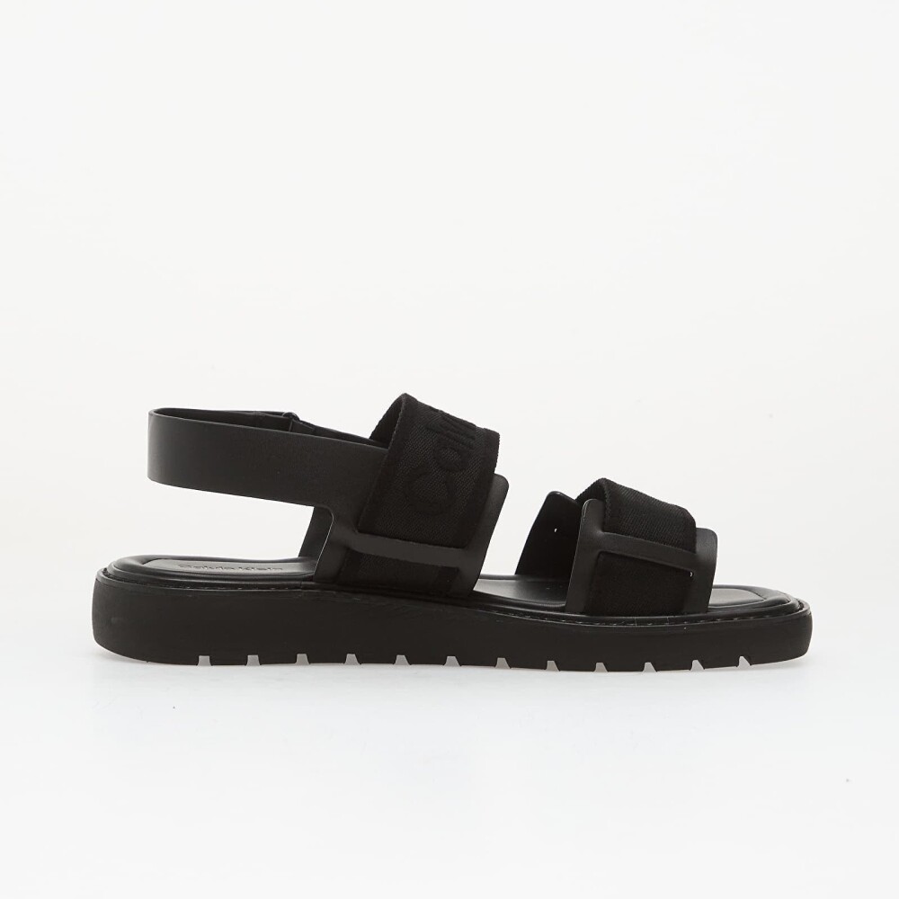 Calvin Klein Sq Molded Sandal Webb   Black   40 - side b
