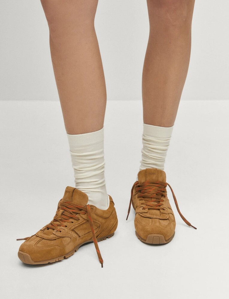 ALOHAS Tb.56 Suede Leather Sneakers   Brown   41 - main photo