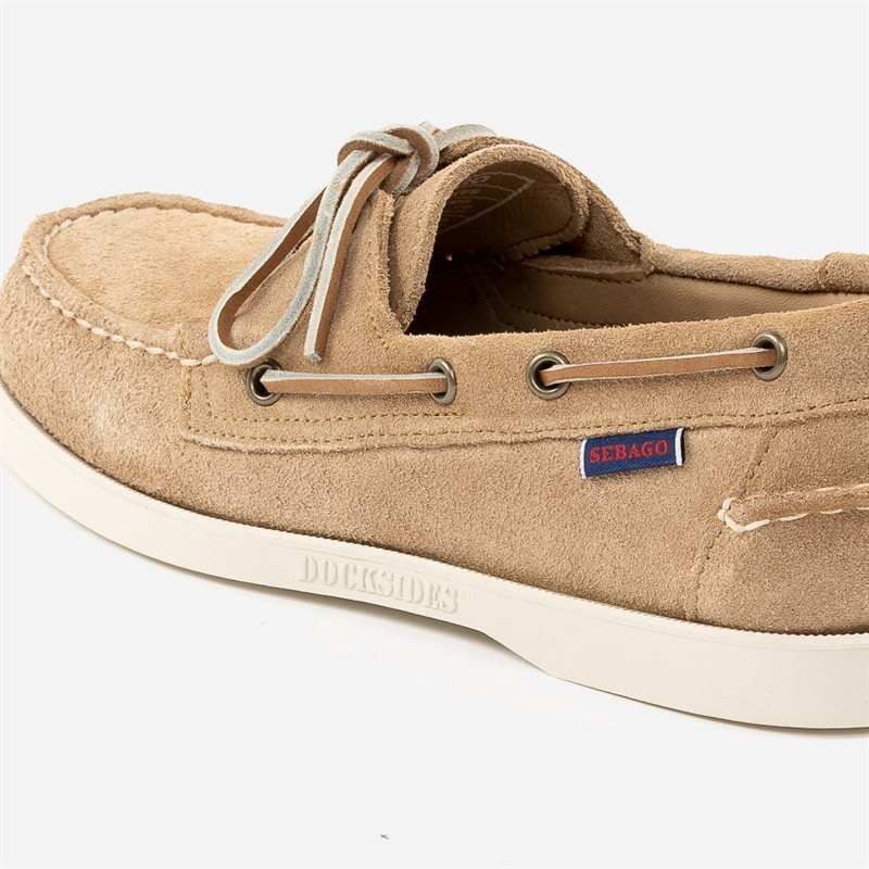 Sebago Docksides Portland Beige/camel - side b