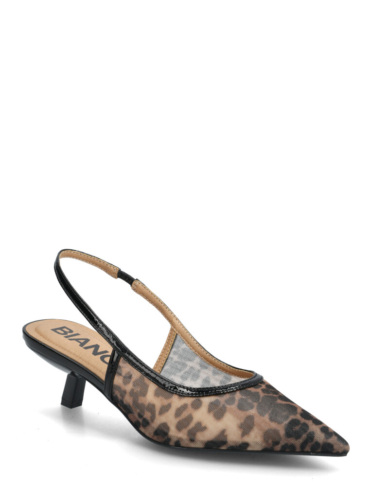 Bianco Biakristin Kitten Heel Slingback Mesh   Multi/patterned   40 - main photo
