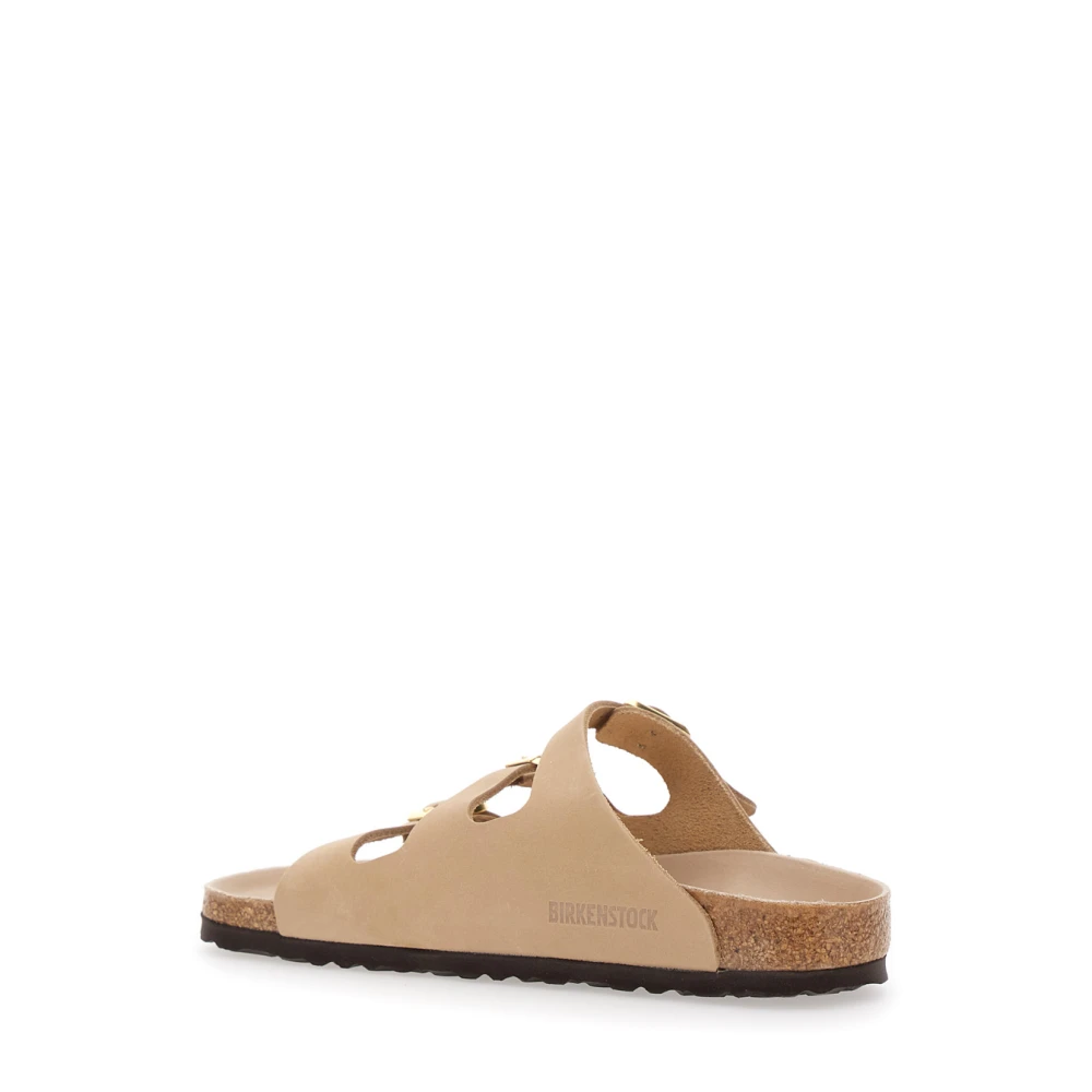 Birkenstock Sandaler Florida Lenb Hex Beige - side b