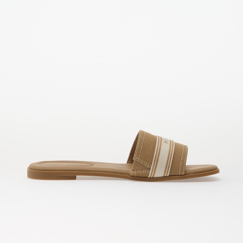 Tommy Hilfiger Flat Mule Webbing Beige 37 - side b