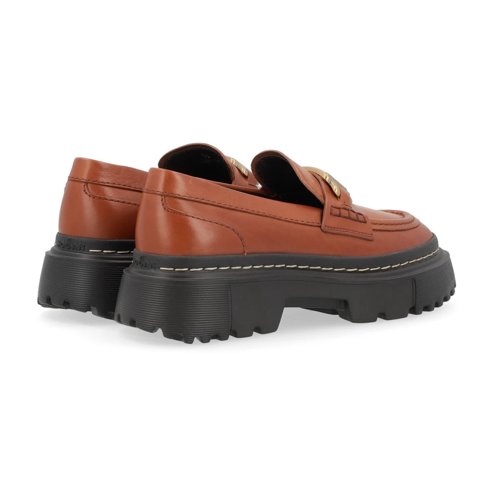 Hogan Dame Sko Brun 40 EU, - side b