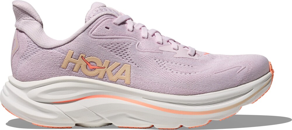 Hoka Women"s Clifton 10 Wide Lilac Cream/Tangerine Glow 38 - main photo