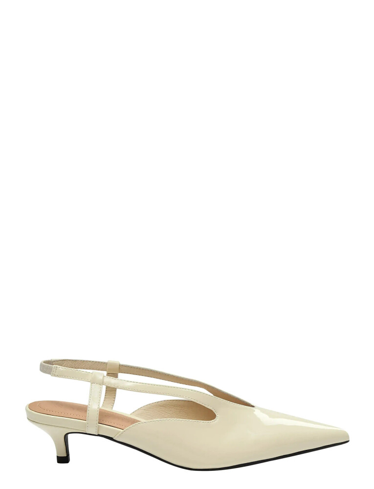 Sofie Schnoor Rillsw Patent Heeled Shoes Cream 36 - main photo