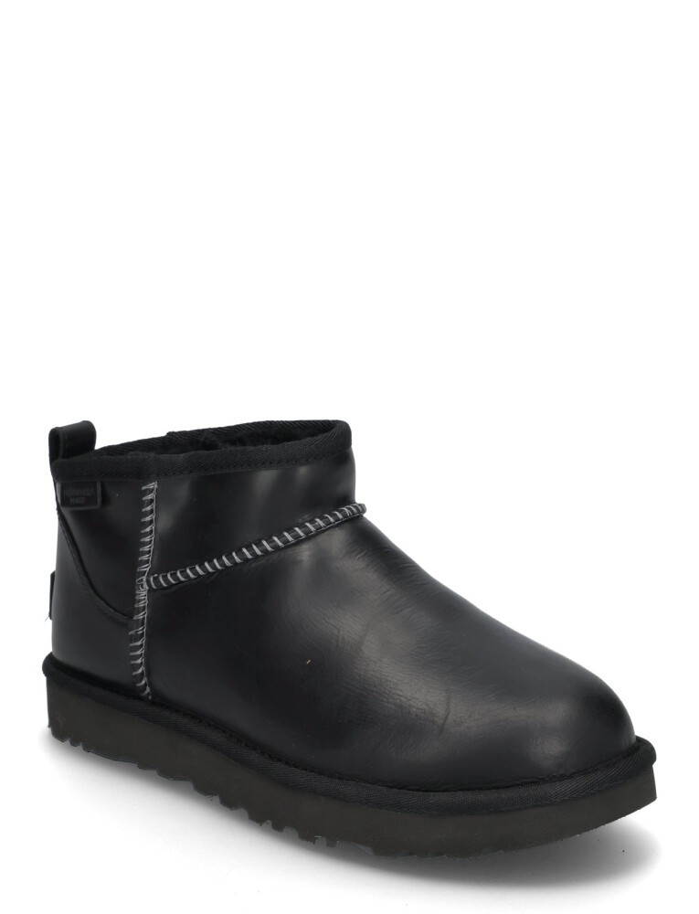 UGG W Classic Ultra Mini Lthr Regen - Black - 40 - main photo