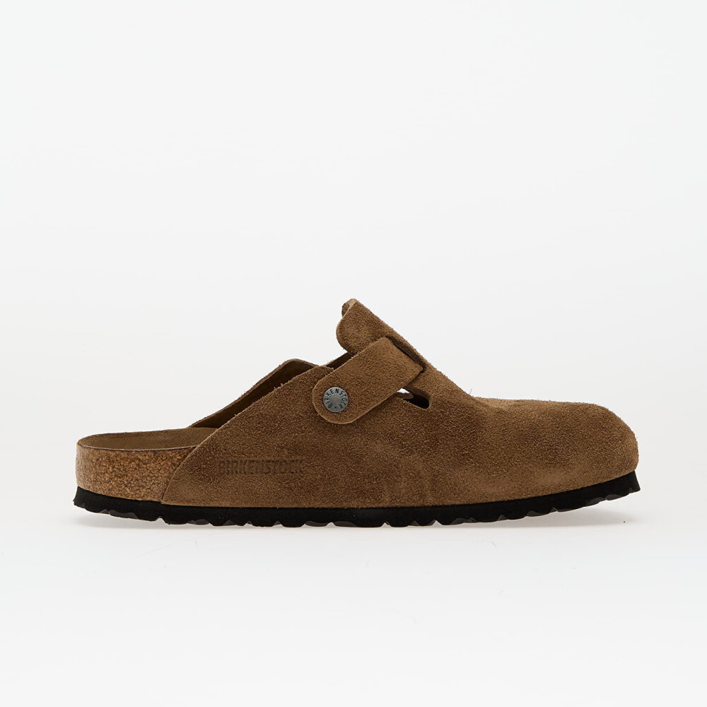 Joggesko Birkenstock Boston Soft Footbed Suede Leather Dark Tea Tonal Fb EUR 41 - side b
