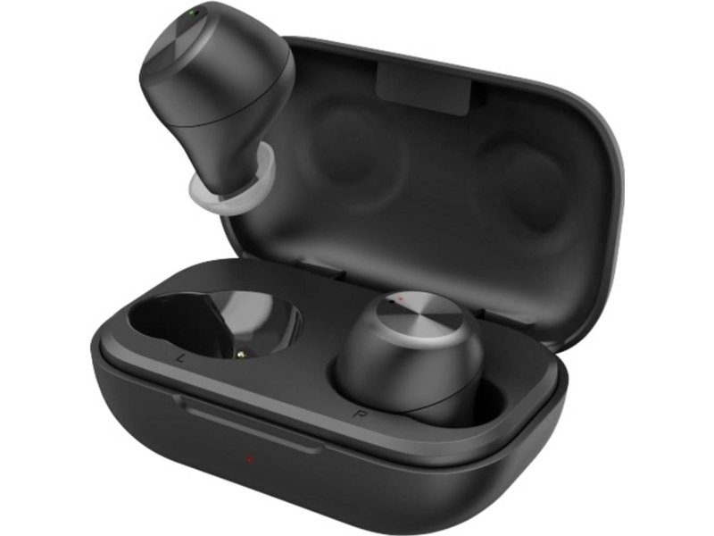 Thomson Wear7701 In Ear Hovedtelefoner Bluetooth® Sort Headset, Touch-Styring, Vandafvisende