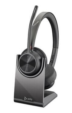 Poly Voyager V4320 Uc Charge Stand Hodesett Usb-c Zoom Stereo