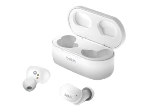 Belkin Soundform True Wireless-hodetelefoner Hvit