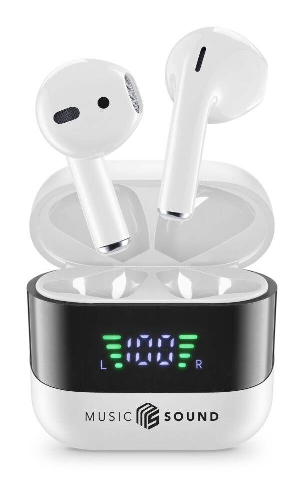 MusicSound SPARK TWS Ørepropper Hvit