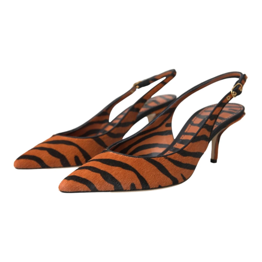 Dolce & Gabbana Dame Sko Oransje 36 EU, - side a