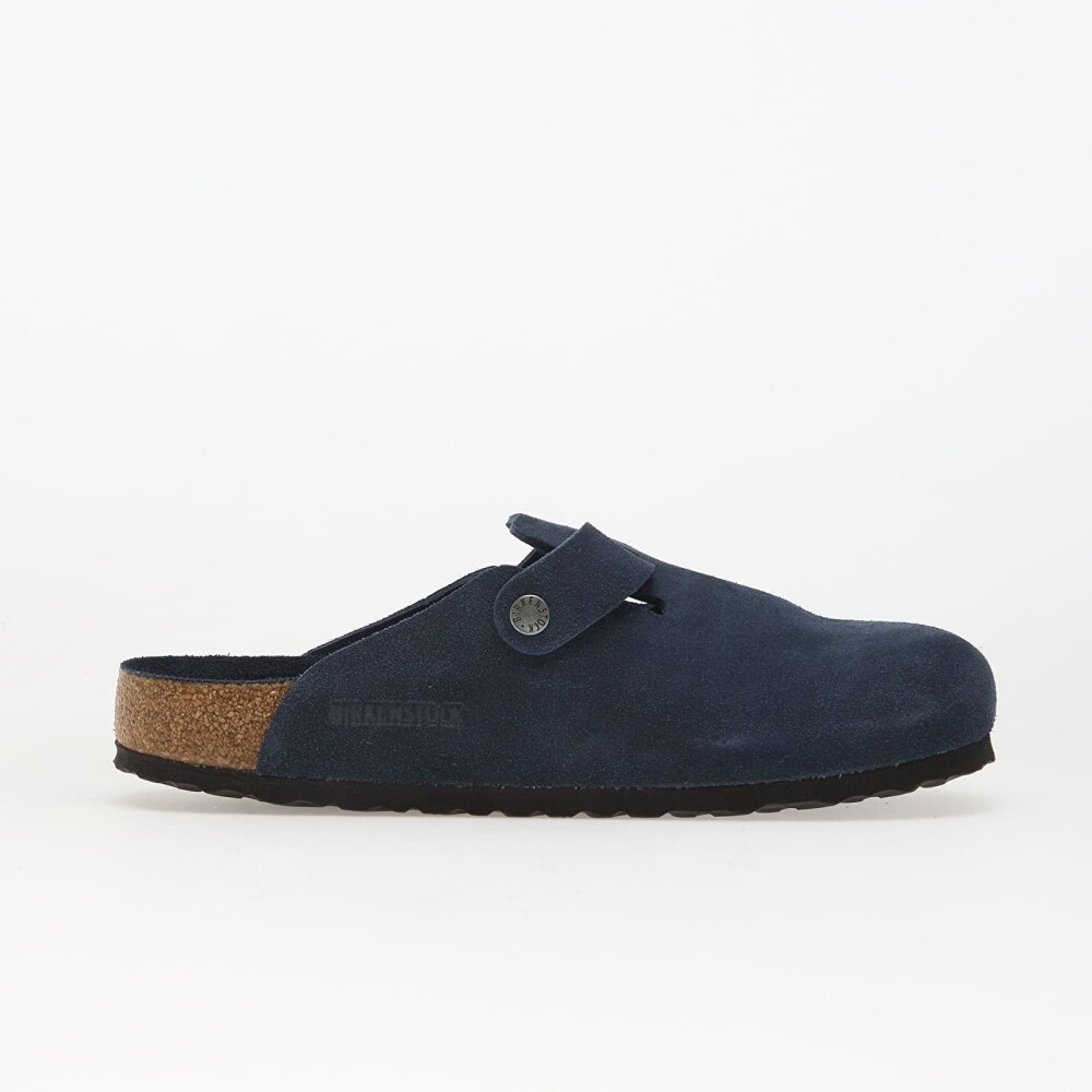 Birkenstock Joggesko Boston Soft Footbed Suede Leather New Navy Tonal FB EUR 43 - side b