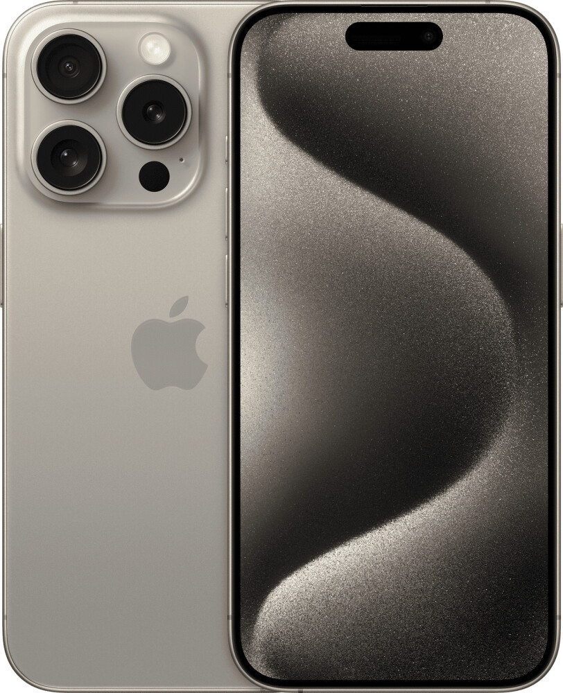 Apple iPhone 15 Pro 1TB Titanium Naturlig