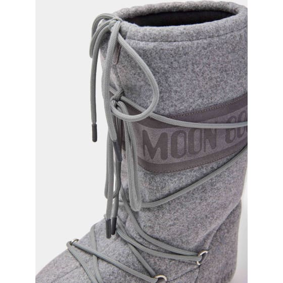 Moon Boot Icon Felt H/Grey 35/38 - side b