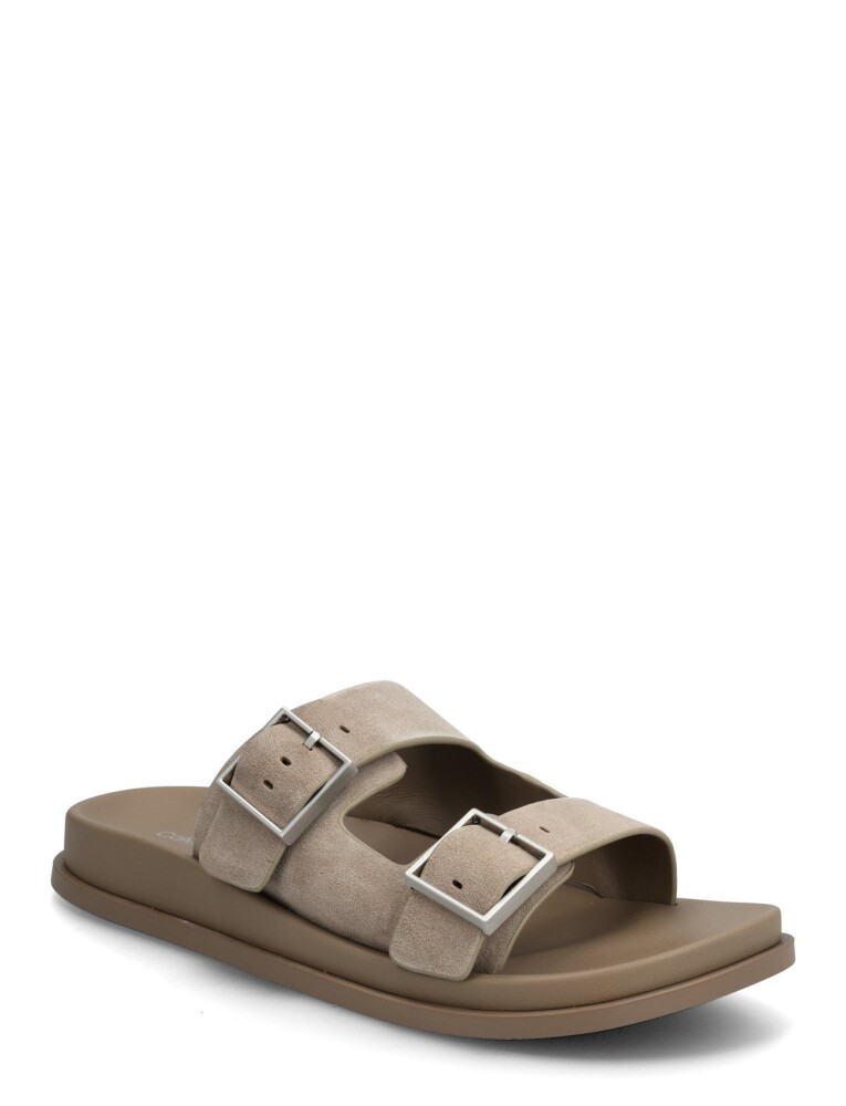 Calvin Klein City Sandal Buckle Suede   Beige   36 - main photo