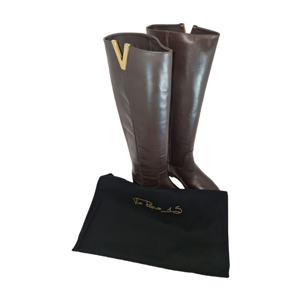 Via Roma 15, Dame, Sko, Brun, 39 EU, - side a