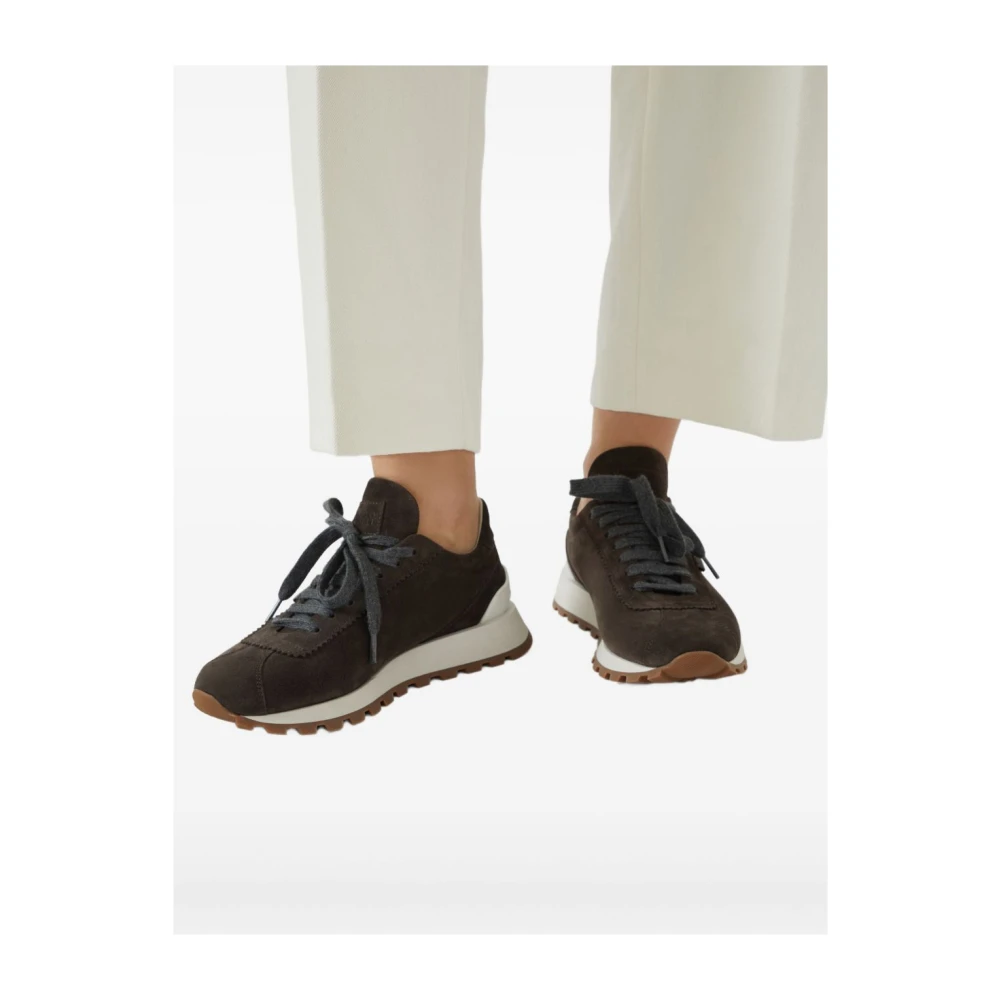 Brunello Cucinelli Dame Sko Brun 40 EU - side b
