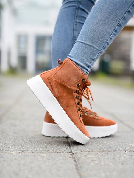 Twentyfour Mellow Fie Mid High Boot D Cognac EU 36 - side b