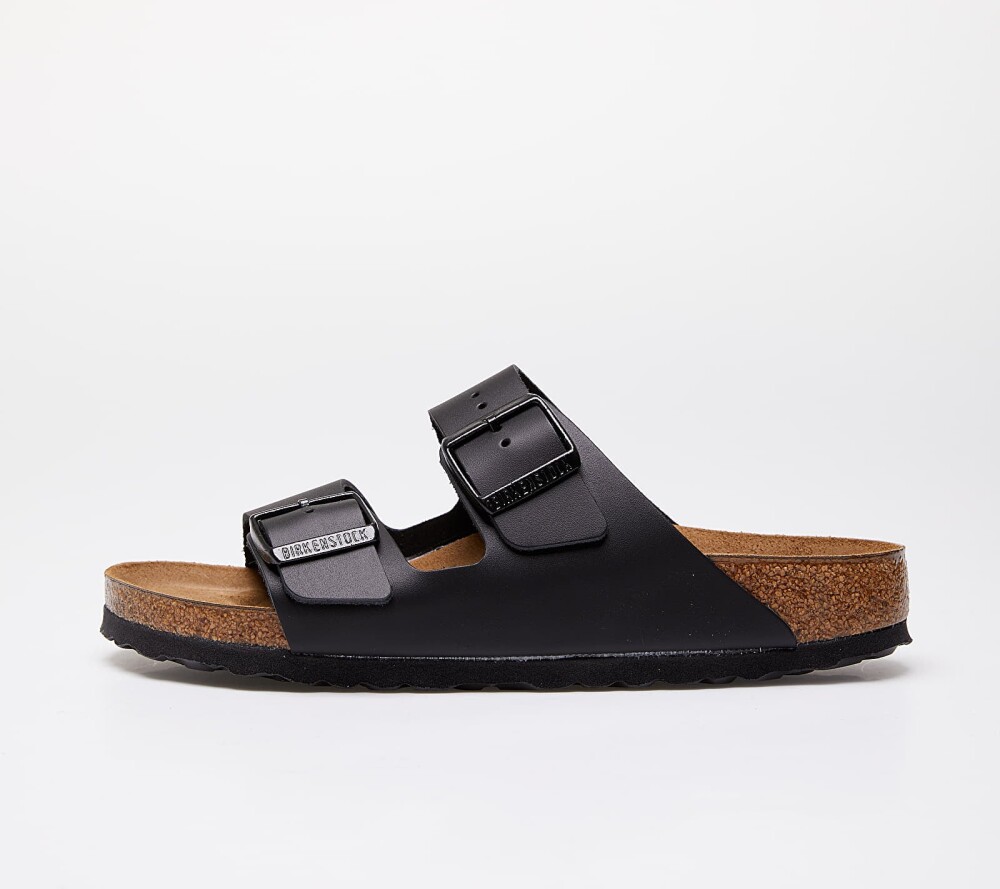 Birkenstock Women's Arizona Natural Leather Narrow 39, Black - main photo