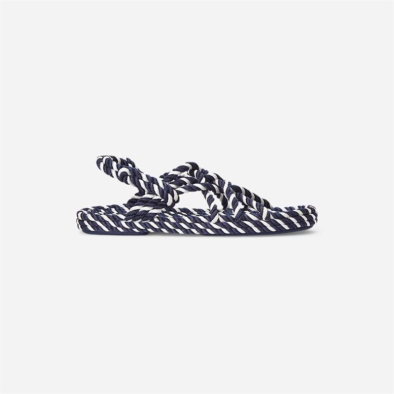 Ralph Lauren Cord Sandal Blå - side a