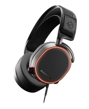 Steelseries Arctis Pro Hodesett 3,5 Mm Jakk, Usb Stereo Svart