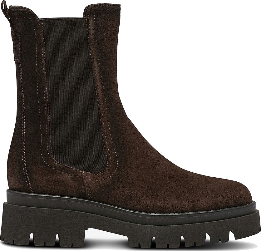 Tamaris   Boots Chelsea Suede   Brun - main photo