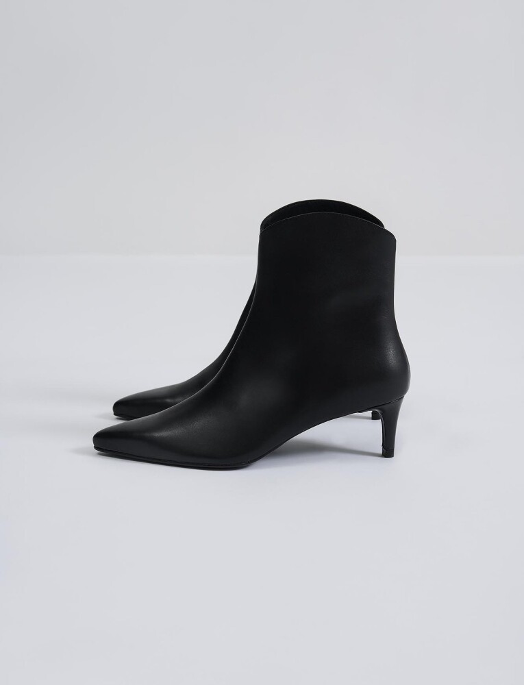 Malina Izzie Kitten Heel Ankle Boots Black 38 - main photo