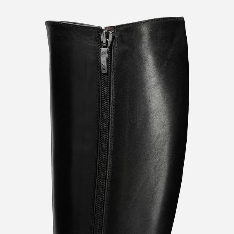 Laura Bellariva High Boots Vitello Nero - side b