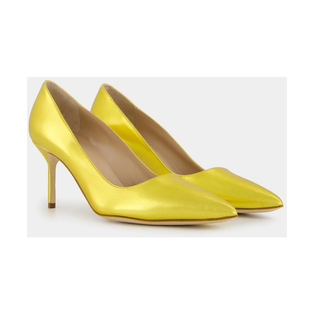 Manolo Blahnik, Dame, Sko, Gul, 36 EU, - side a