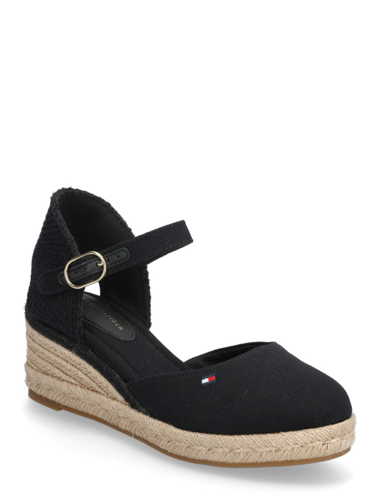 Tommy Hilfiger Mid Wedge Espad Closed Toe - Black - 41 - main photo