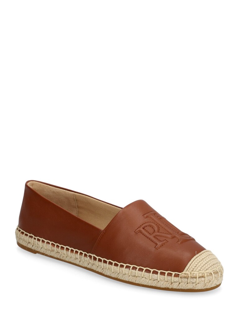 Lauren Ralph Lauren Cameryn Nappa Leather Espadrille   Brown   42 - main photo