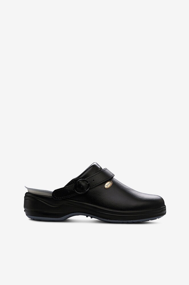 Scholl New Bonus tøffel av skinn 36 42 Svart - main photo