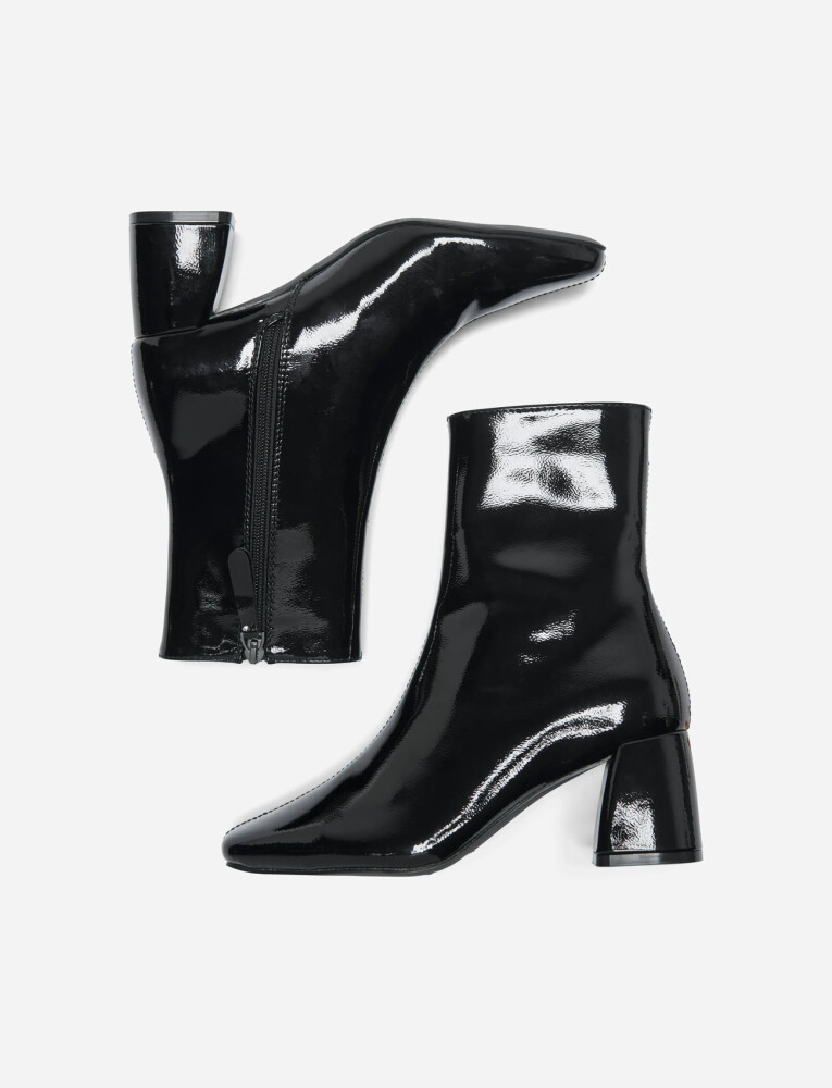 ONLY Onlbrielle 1 Pu Heeled Boot   Black   38 - main photo