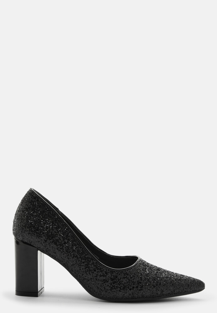 Bubbleroom Trinny Glitter Pumps - side a