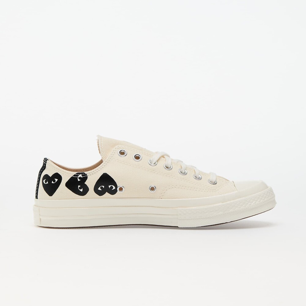 Converse x Comme des Garçons PLAY Chuck 70 OX Milk/ Black/ Egret EUR 41.5 - side b