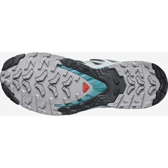 Salomon Women's XA Pro 3D V9 GORE-TEX Black/Bleached Aqua/Harbor Blue 41 1/3, Black/Bleached Aqua/Harbor Blue - side b