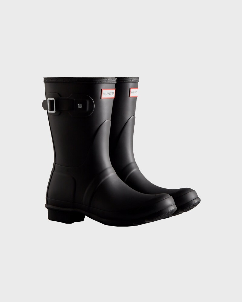 Hunter Womens Original Short Boot Black 38 - side b