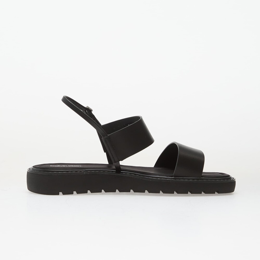 Calvin Klein Sq Molded Sandal Slin Lth Black 41 - side b