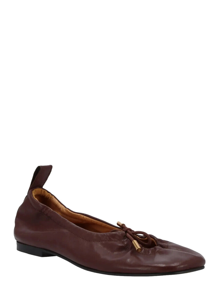 ALOHAS Rosalind Patent Brown Leather Ballet Flats Brown 36 - main photo