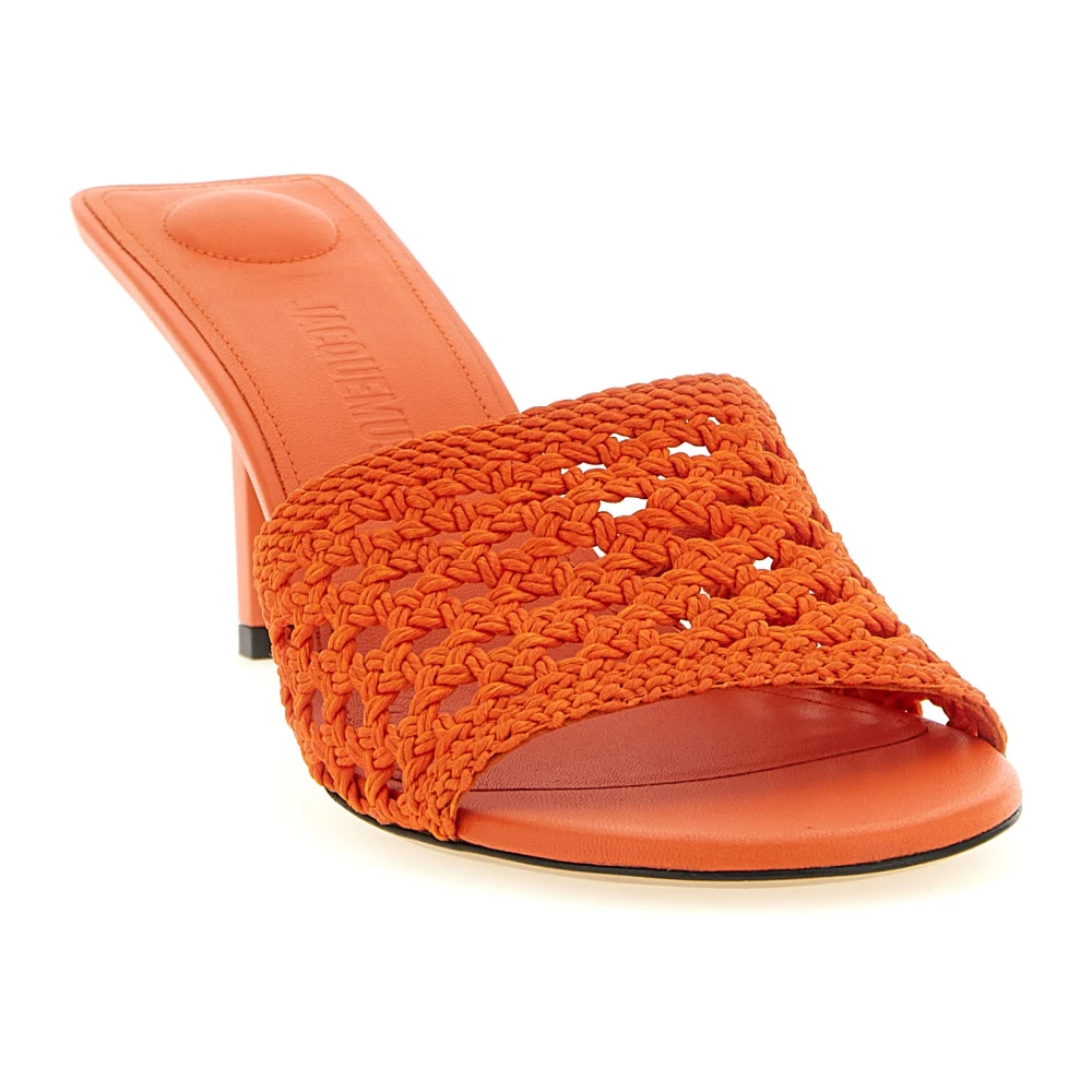 Jacquemus, Dame, Sko, Oransje, 37 EU, - side a