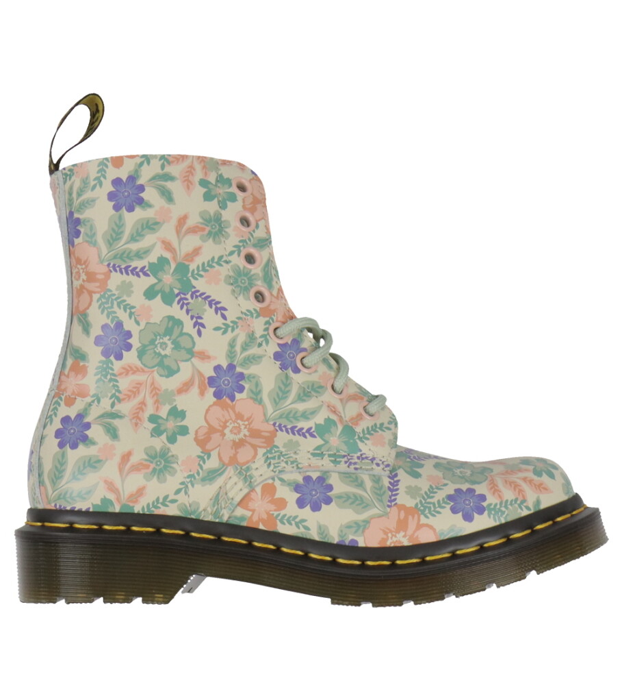 Dr. Martens 1460 Pascal Cloud Cream+Multi Genix Nappa - Green - 36 - main photo