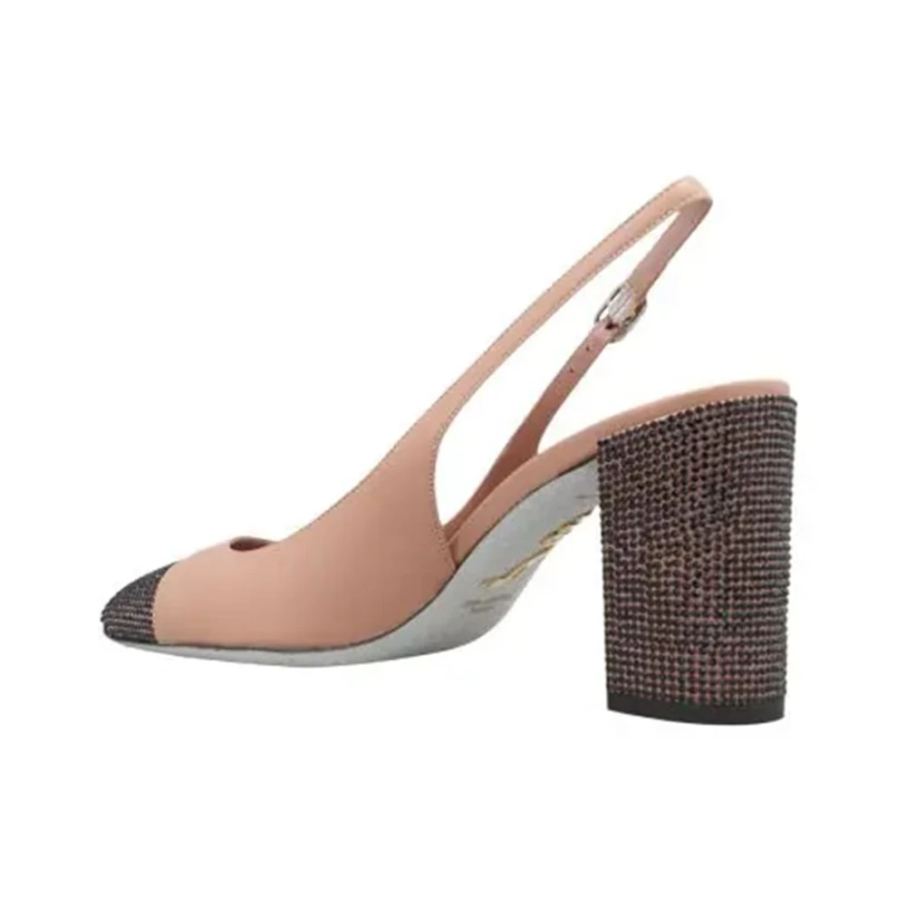 René Caovilla Dame Sko Rosa 38 1/2 EU - side a